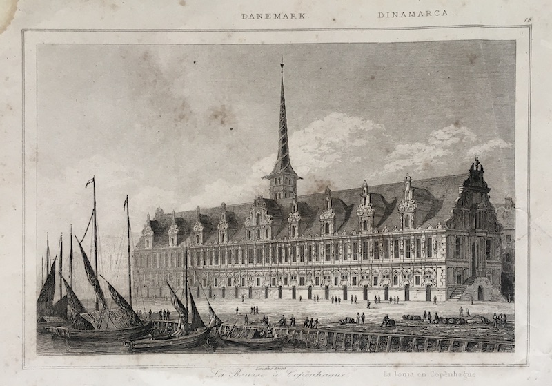 Danemark, Le Bourse a Copenhage / Dinamarca, La Bolsa de Comenhage